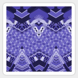 Ultra Violet Detailed Chevron Pattern Sticker